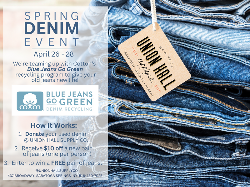 Union Hall Supply Co. X Blue Jeans Go Green